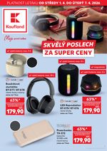 Budoucí akční leták pro spotřební zboží