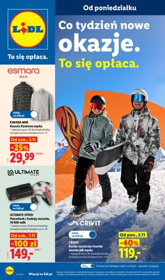 Okładka: Katalog Lidl od pon. 2.11 do niedz. 8.11