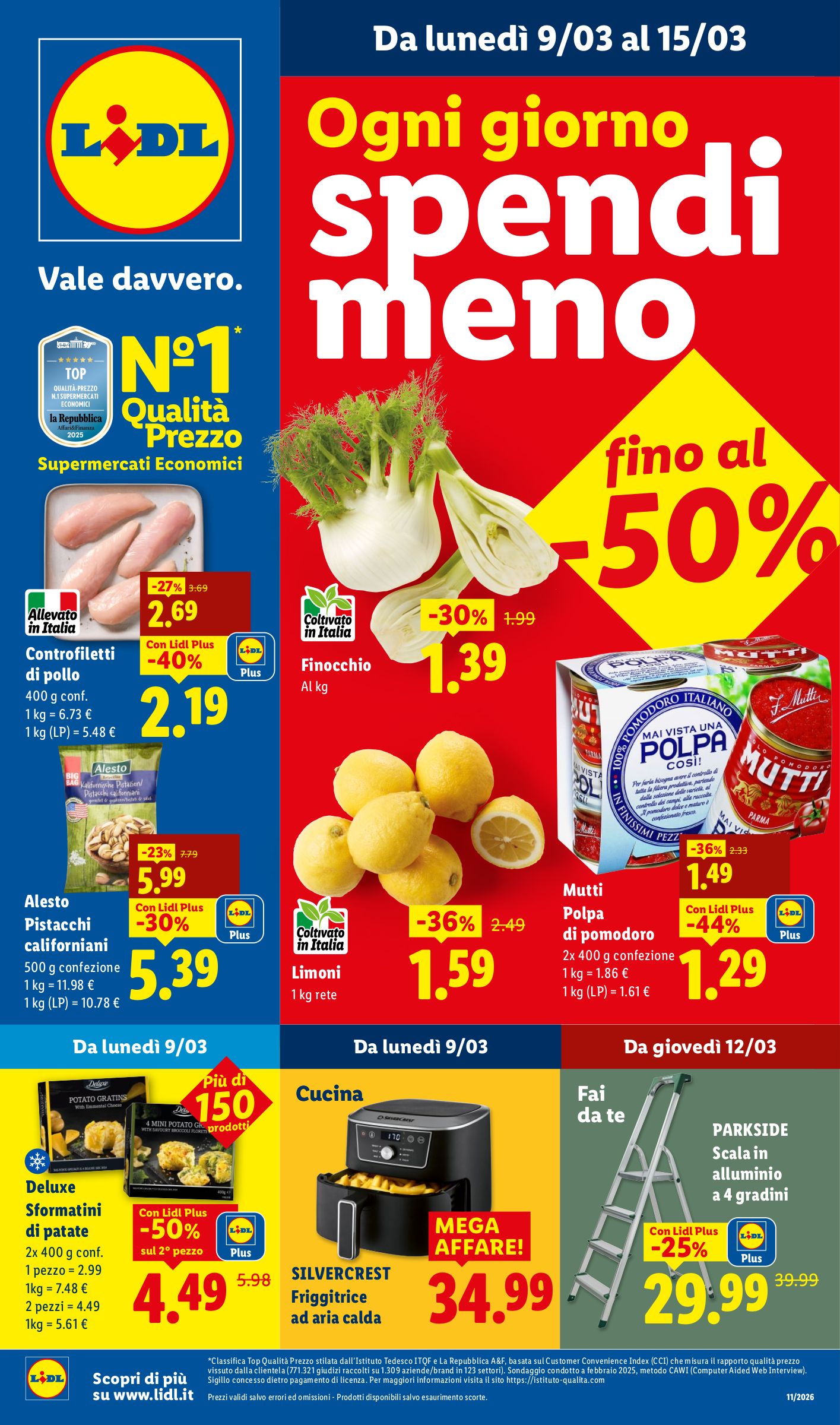 Offerte valide dal 9/03 al 15/03