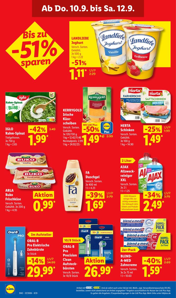 Lidl – Aktionsprospekt · 07.09.2026 – 12.09.2026, Seite 70