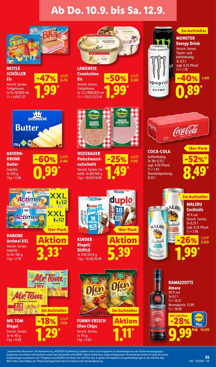 Lidl – Aktionsprospekt · 07.09.2026 – 12.09.2026, Seite 69