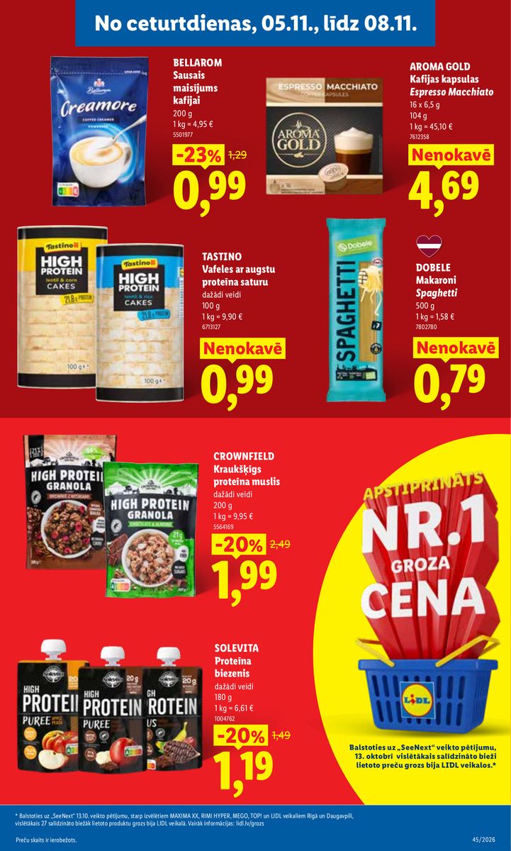 Aktuālais akciju buklets — Piedāvājumi no 02.11. — 29. lapa