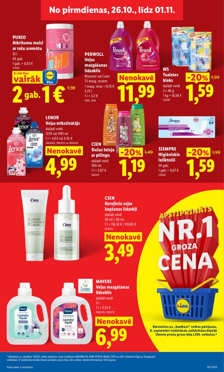 Aktuālais akciju buklets — Piedāvājumi no 26.10. — 20. lapa