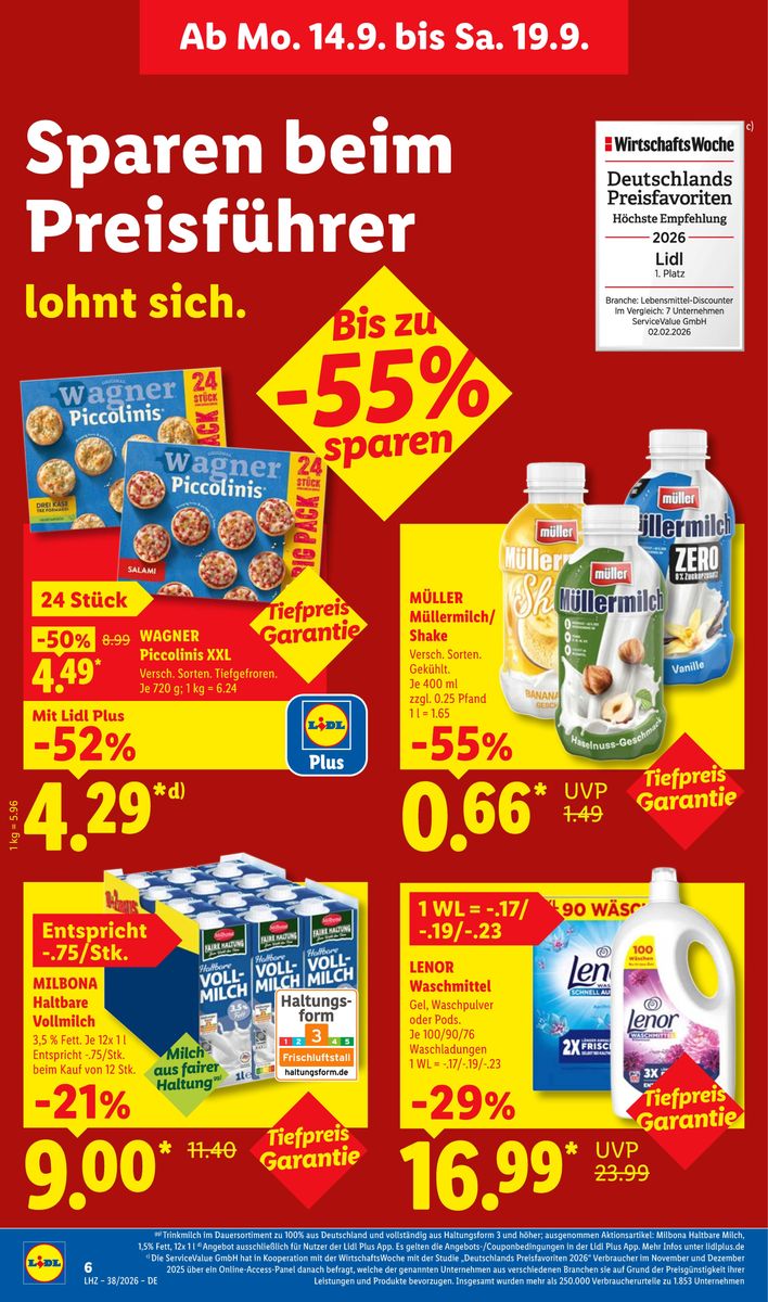 Lidl – Aktionsprospekt · 14.09.2026 – 19.09.2026, Seite 14