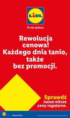 Okładka: Rewolucja cenowa! – Każdego dnia tanio! Lidl od śr. 16.09 do czw. 31.12