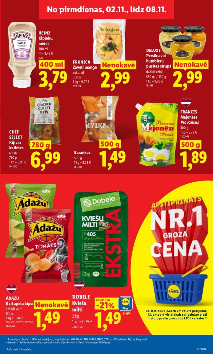 Aktuālais akciju buklets — Piedāvājumi no 02.11. — 15. lapa
