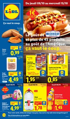 Couverture du prospectus Lidl Du 09/10 au 15/10