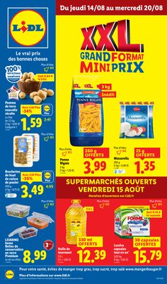Couverture du prospectus Lidl Du 14/08 au 20/08