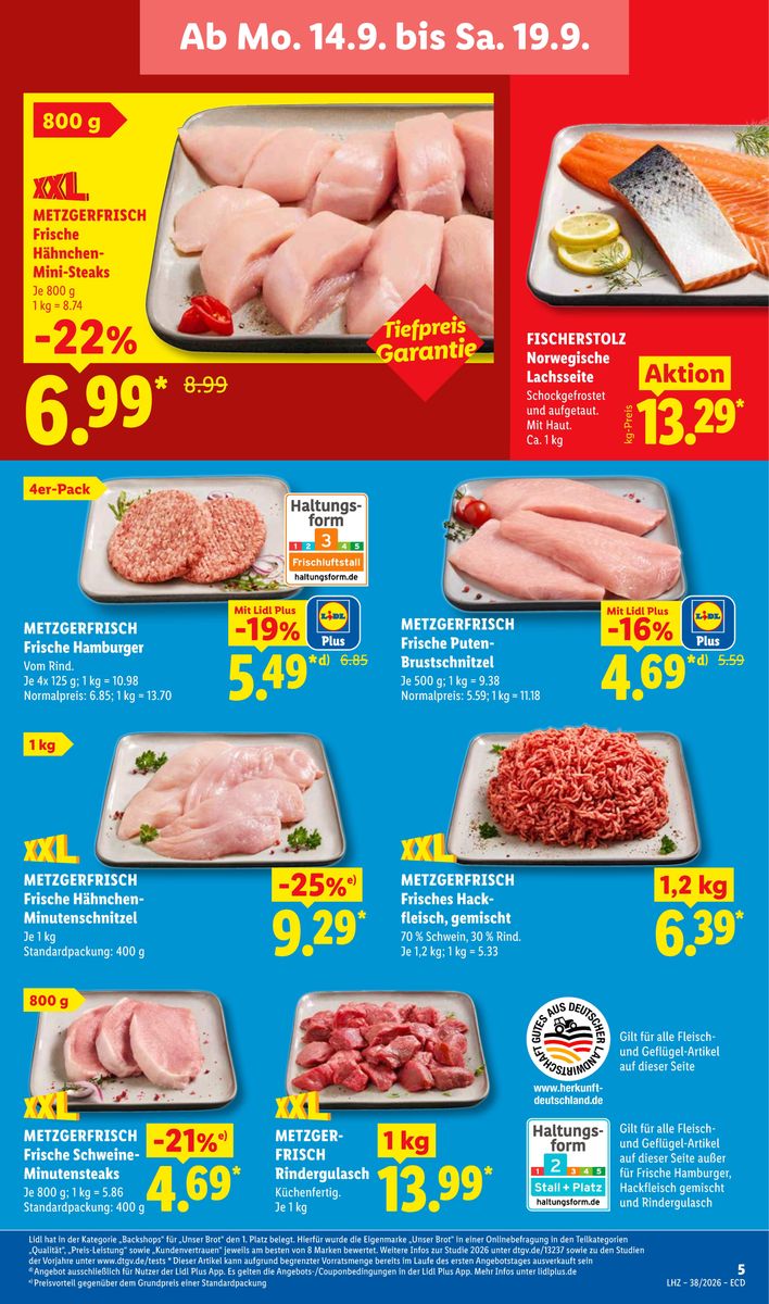 Lidl – Aktionsprospekt · 14.09.2026 – 19.09.2026, Seite 13