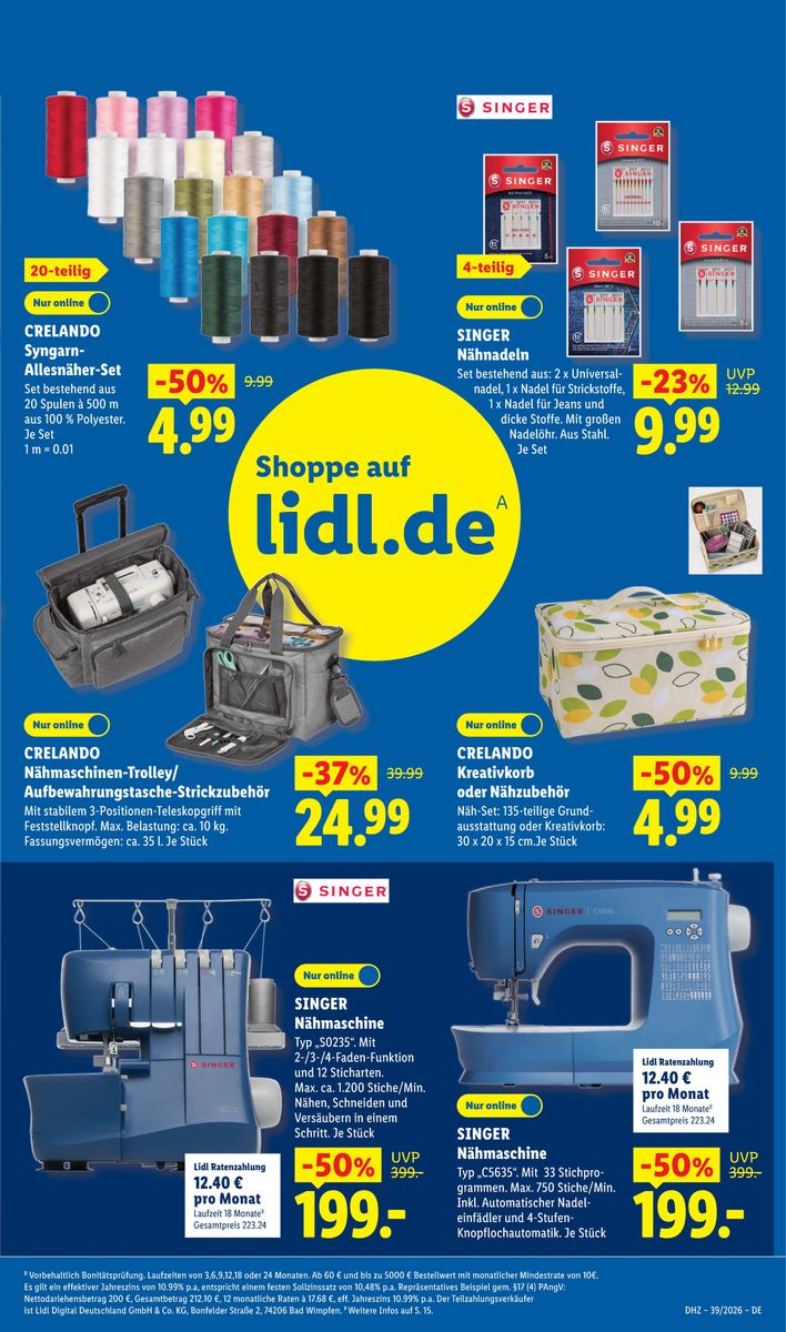Lidl – Aktionsprospekt · 21.09.2026 – 26.09.2026, Seite 27