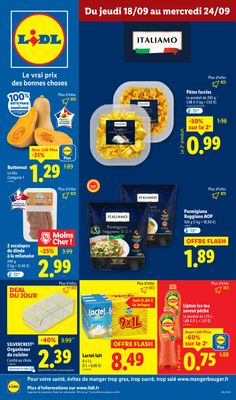 Couverture du prospectus Lidl Du 18/09 au 24/09