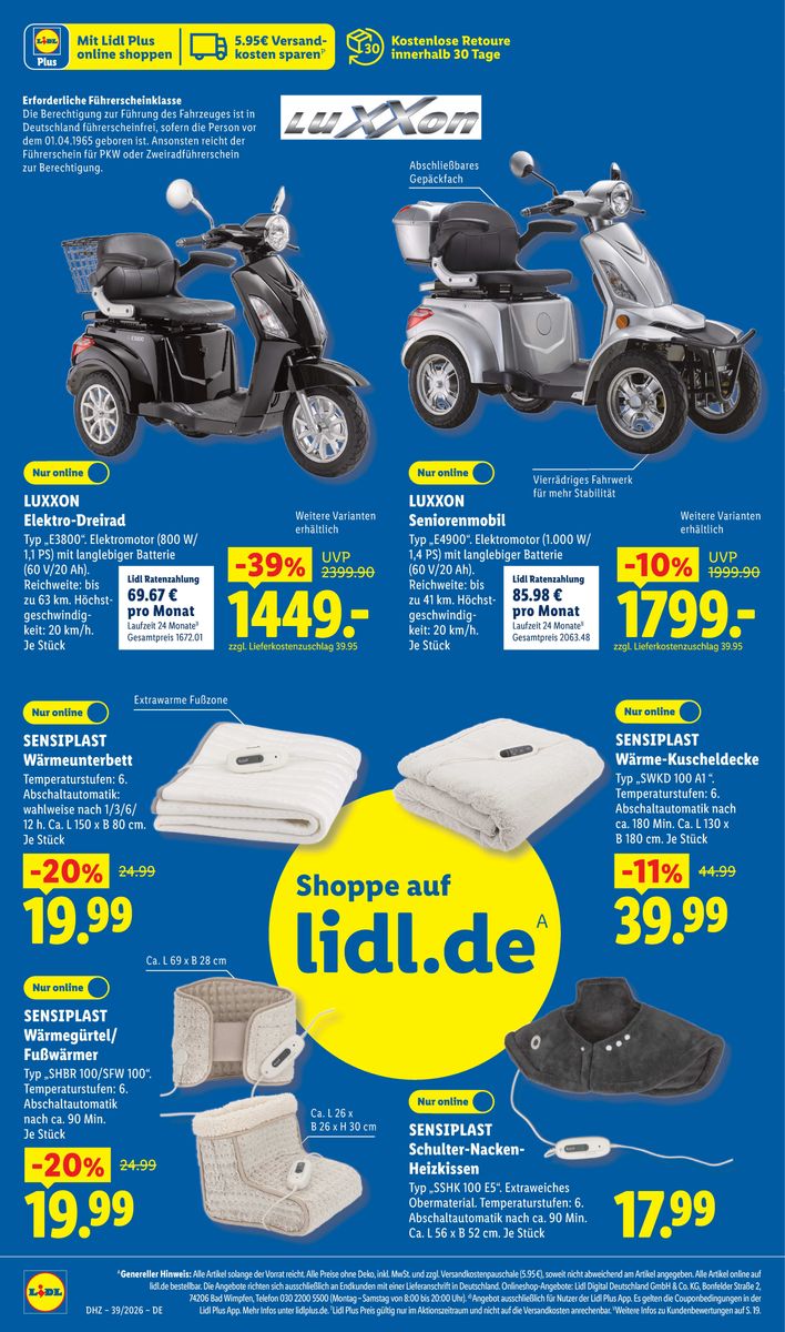 Lidl – Aktionsprospekt · 21.09.2026 – 26.09.2026, Seite 28