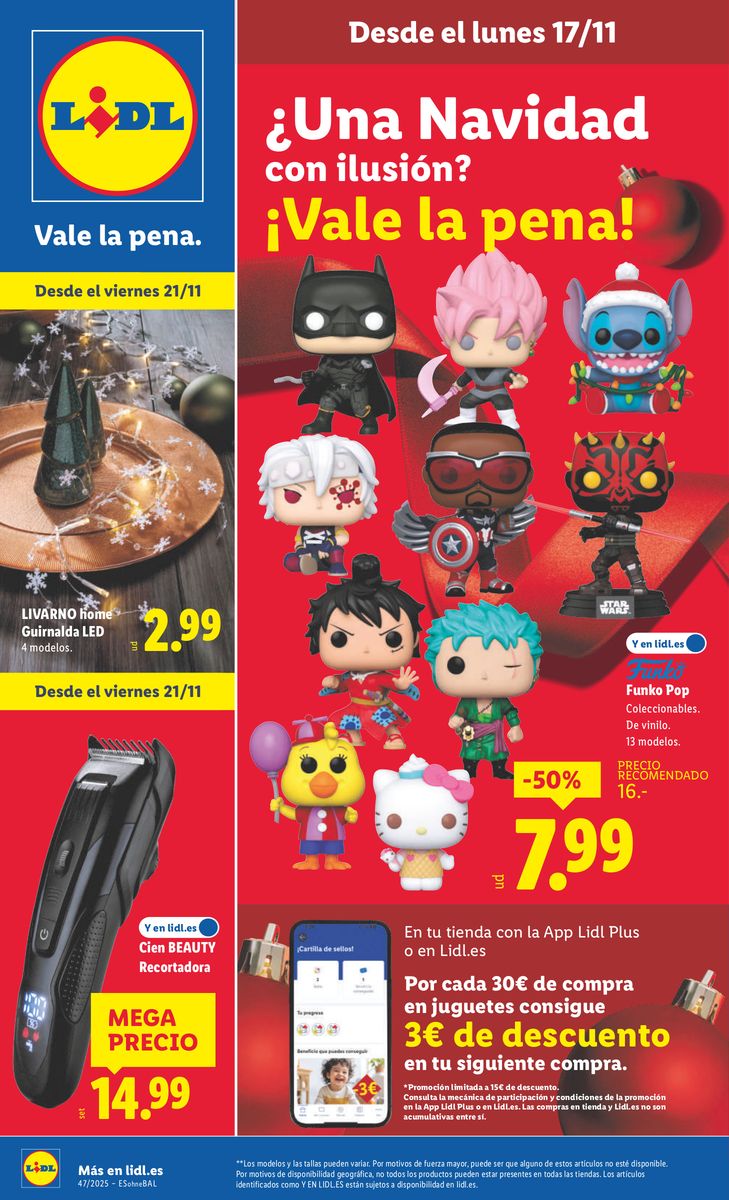 Folleto de la próxima semana