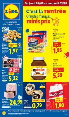 Couverture du prospectus Lidl Du 28/08 au 03/09