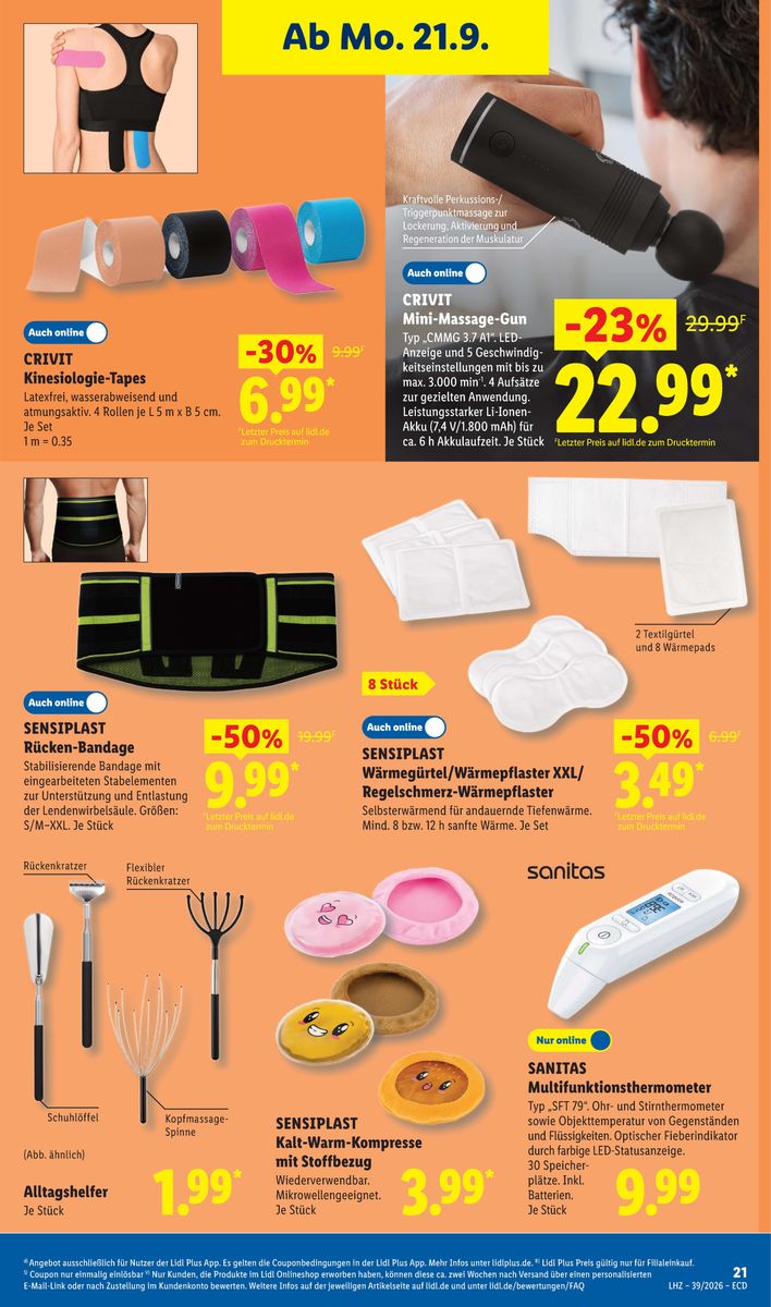 Lidl – Aktionsprospekt · 21.09.2026 – 26.09.2026, Seite 15