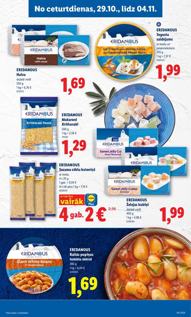 Aktuālais akciju buklets — Piedāvājumi no 26.10. — 29. lapa