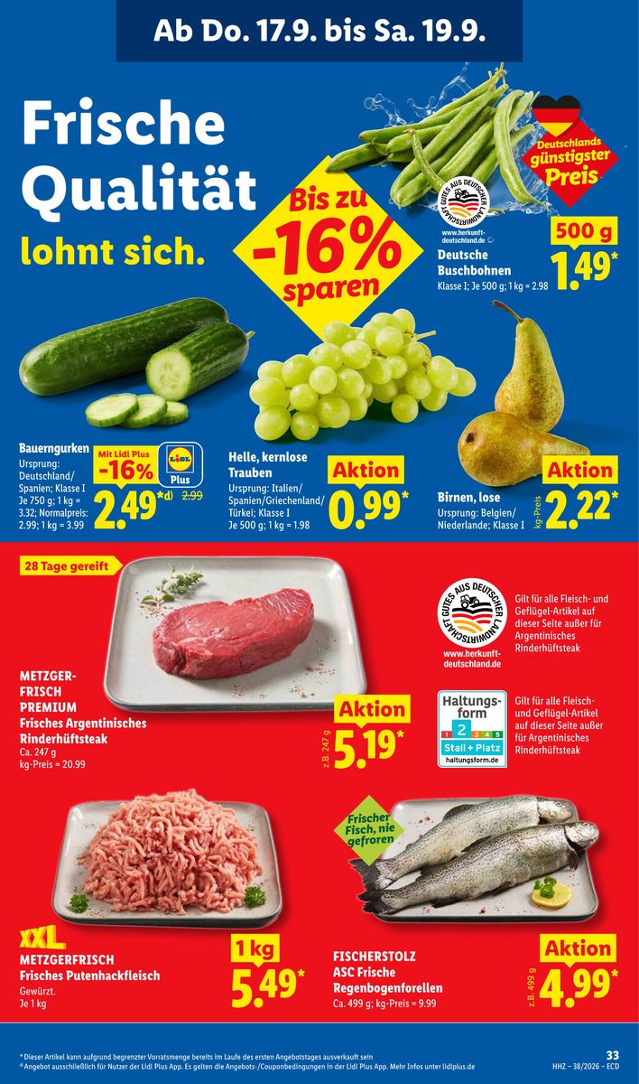 Lidl – Aktionsprospekt · 14.09.2026 – 19.09.2026, Seite 57