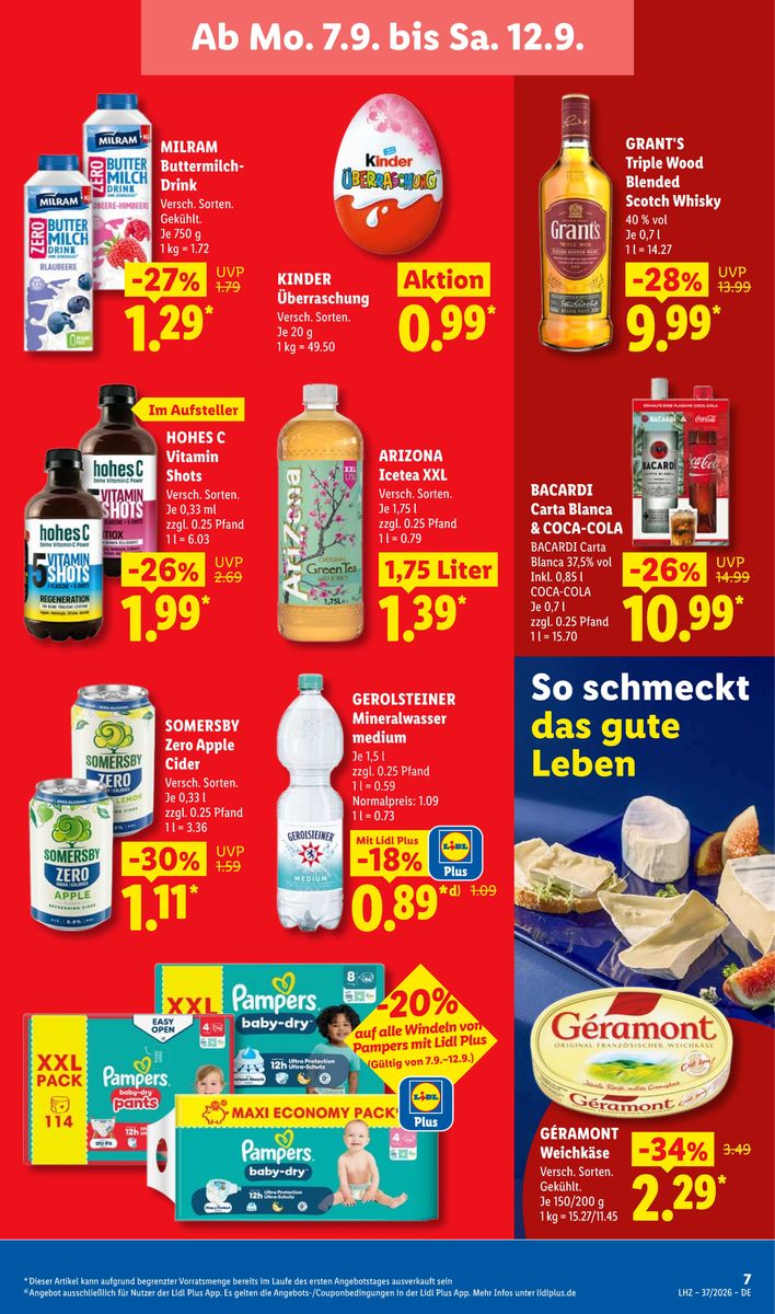 Lidl – Aktionsprospekt · 07.09.2026 – 12.09.2026, Seite 17