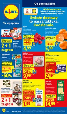 Okładka: Gazetka Lidl od pon. 26.10 do śr. 28.10