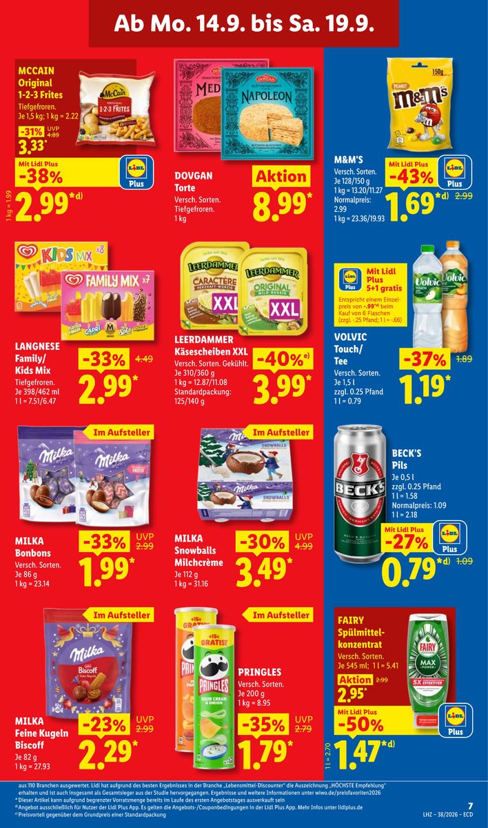 Lidl – Aktionsprospekt · 14.09.2026 – 19.09.2026, Seite 15