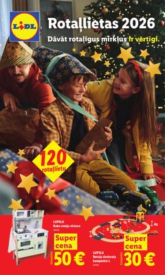 Lidl: Rotaļlietas 2026 — Dāvāt rotaļīgus mirkļus ir vērtīgi.