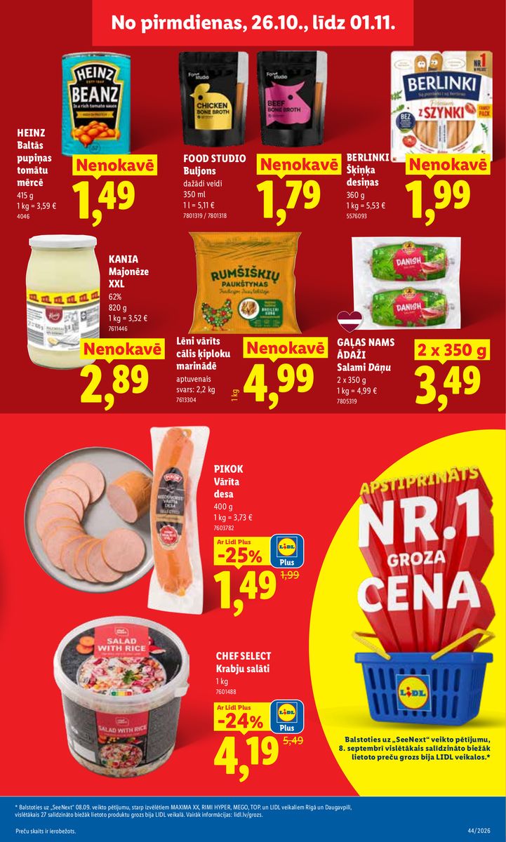 Aktuālais akciju buklets — Piedāvājumi no 26.10. — 13. lapa
