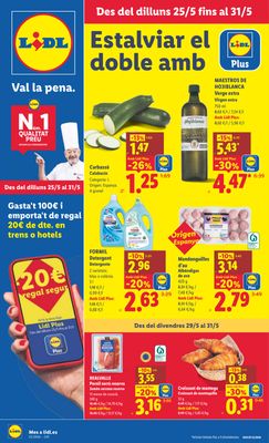 Portada Folleto Lidl Alimentación · 25 de mayo de 2026 – 31 de mayo de 2026