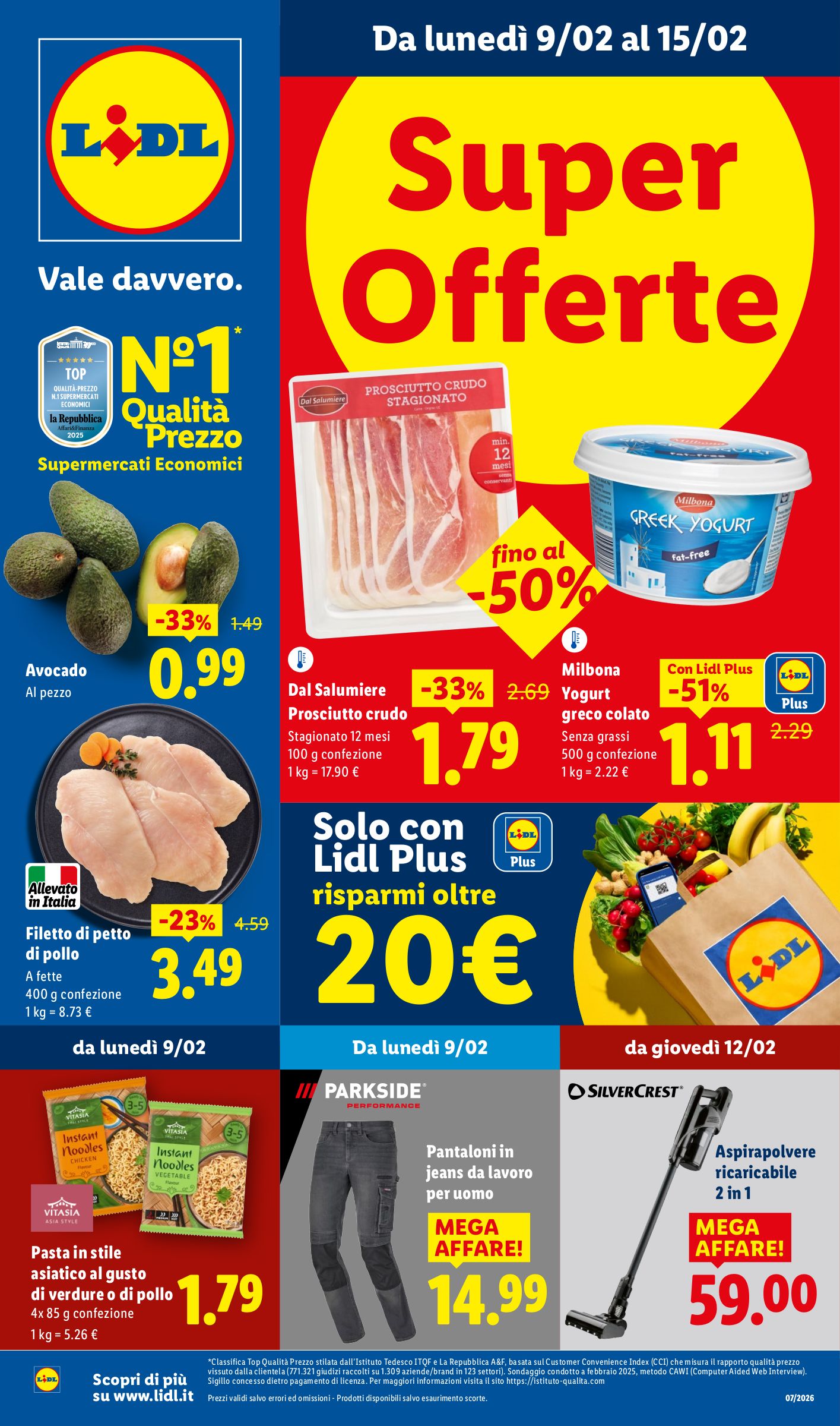 Offerte valide dal 9/02 al 15/02