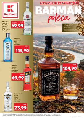 Okładka: Barek Kauflandu Kaufland od czw. 29.10 do wt. 10.11