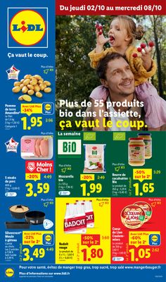 Couverture du prospectus Lidl Du 02/10 au 08/10