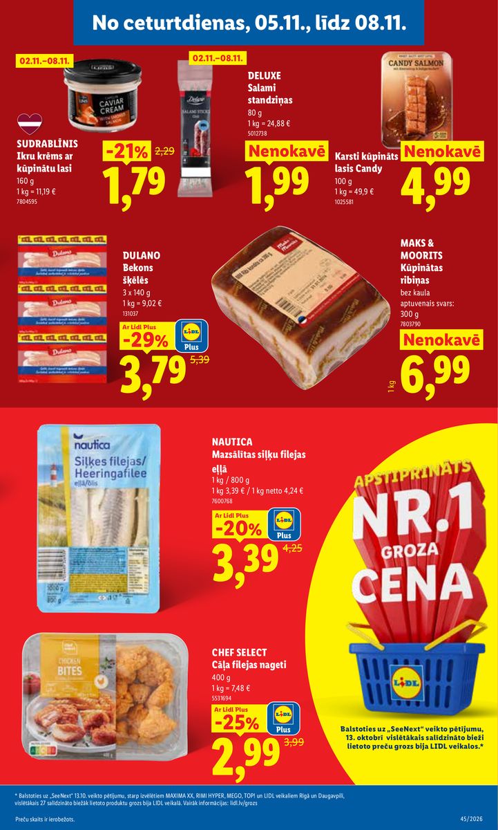 Aktuālais akciju buklets — Piedāvājumi no 02.11. — 31. lapa