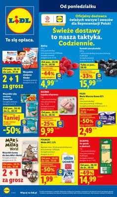 Okładka: Gazetka Lidl od pon. 26.10 do śr. 28.10