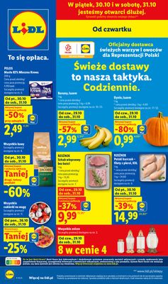 Okładka: Gazetka Lidl od czw. 29.10 do sob. 31.10