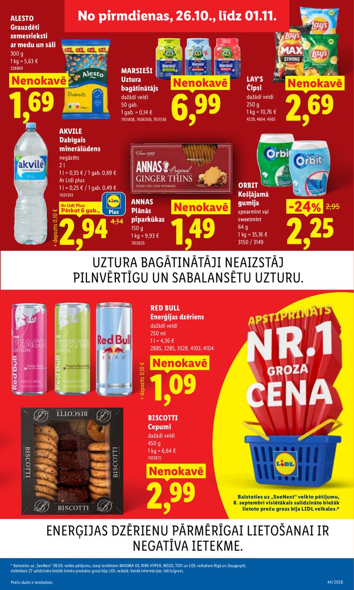 Aktuālais akciju buklets — Piedāvājumi no 26.10. — 17. lapa