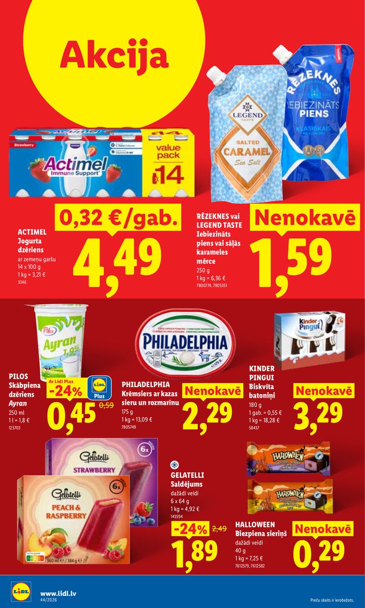 Aktuālais akciju buklets — Piedāvājumi no 26.10. — 12. lapa