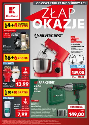 Okładka: Kaufland Kaufland od czw. 22.10 do śr. 4.11