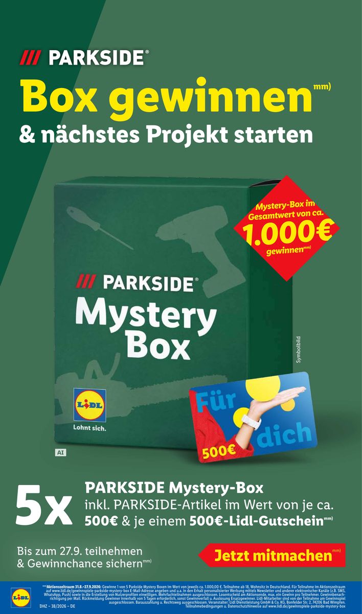 Lidl – Aktionsprospekt · 14.09.2026 – 19.09.2026, Seite 42