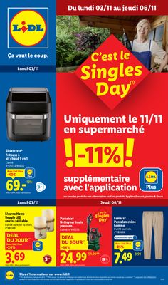 Couverture du prospectus Lidl Du 03/11 au 06/11
