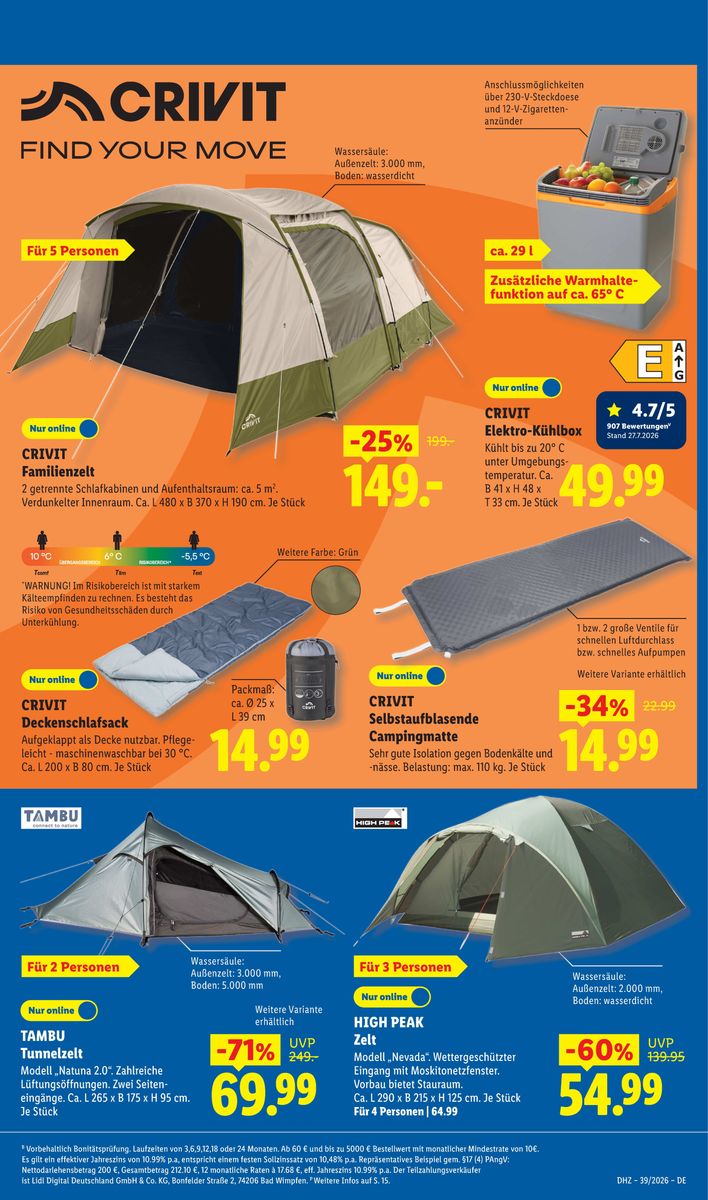 Lidl – Aktionsprospekt · 21.09.2026 – 26.09.2026, Seite 29