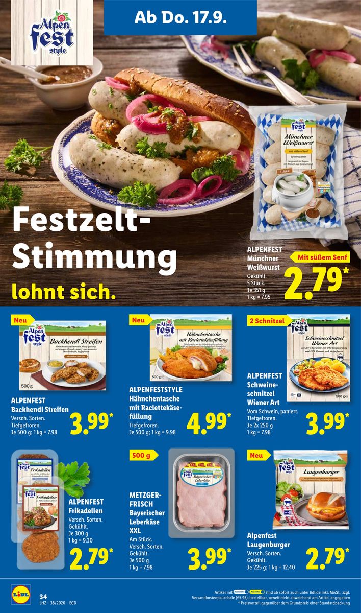 Lidl – Aktionsprospekt · 14.09.2026 – 19.09.2026, Seite 58