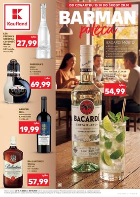 Okładka: Barek Kauflandu Kaufland od czw. 15.10 do śr. 28.10