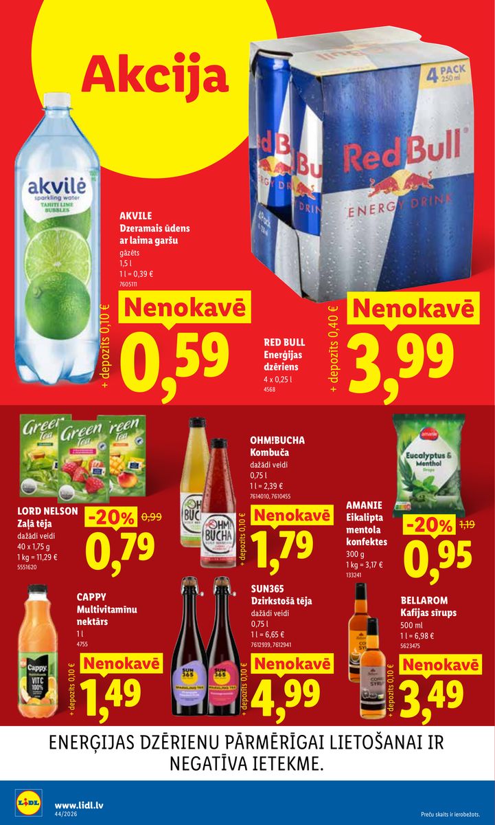 Aktuālais akciju buklets — Piedāvājumi no 26.10. — 16. lapa