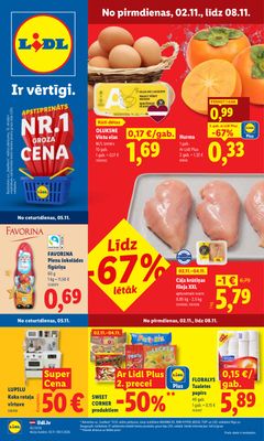 Lidl: Aktuālais akciju buklets — Piedāvājumi no 02.11.