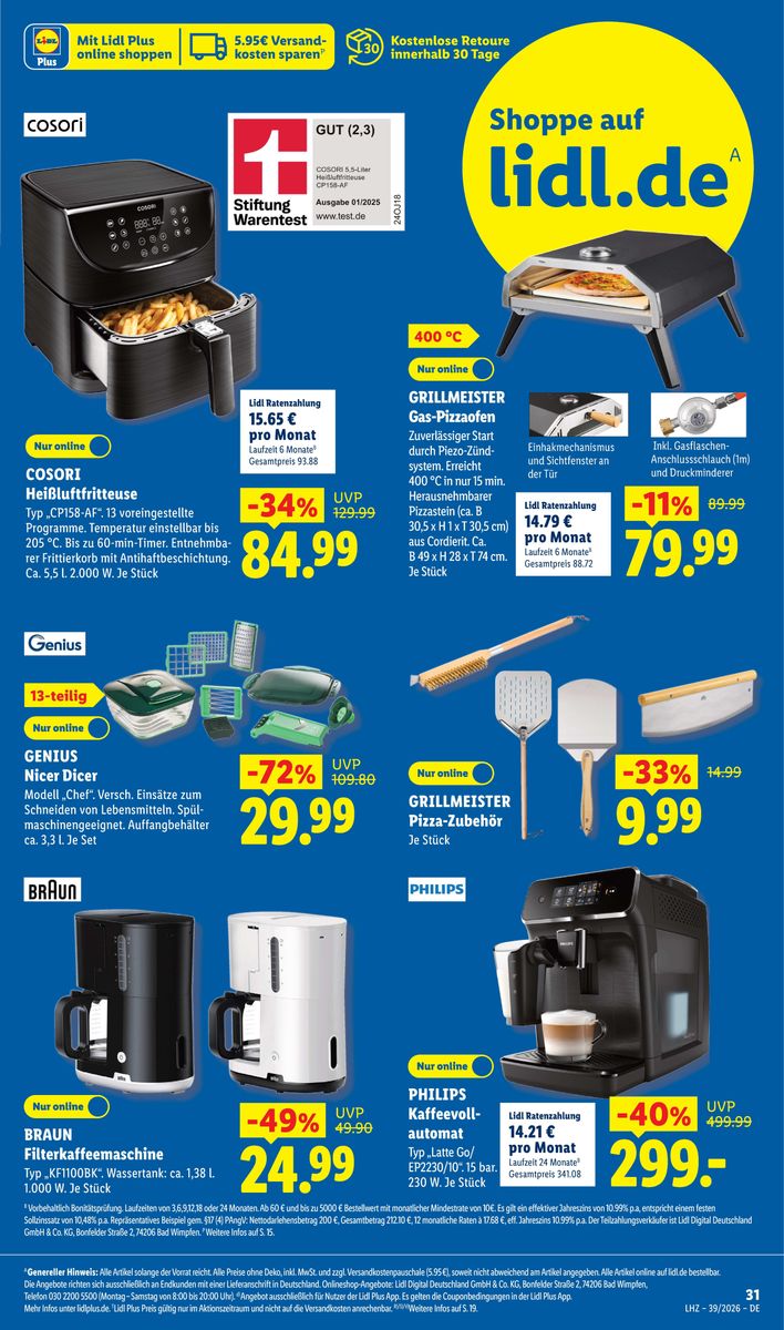 Lidl – Aktionsprospekt · 21.09.2026 – 26.09.2026, Seite 25