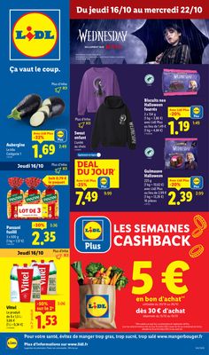 Couverture du prospectus Lidl Du 16/10 au 22/10