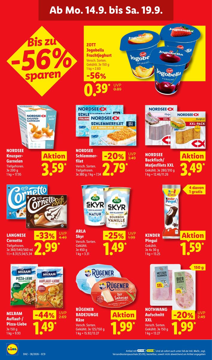 Lidl – Aktionsprospekt · 14.09.2026 – 19.09.2026, Seite 18