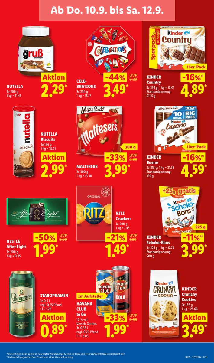 Lidl – Aktionsprospekt · 07.09.2026 – 12.09.2026, Seite 71