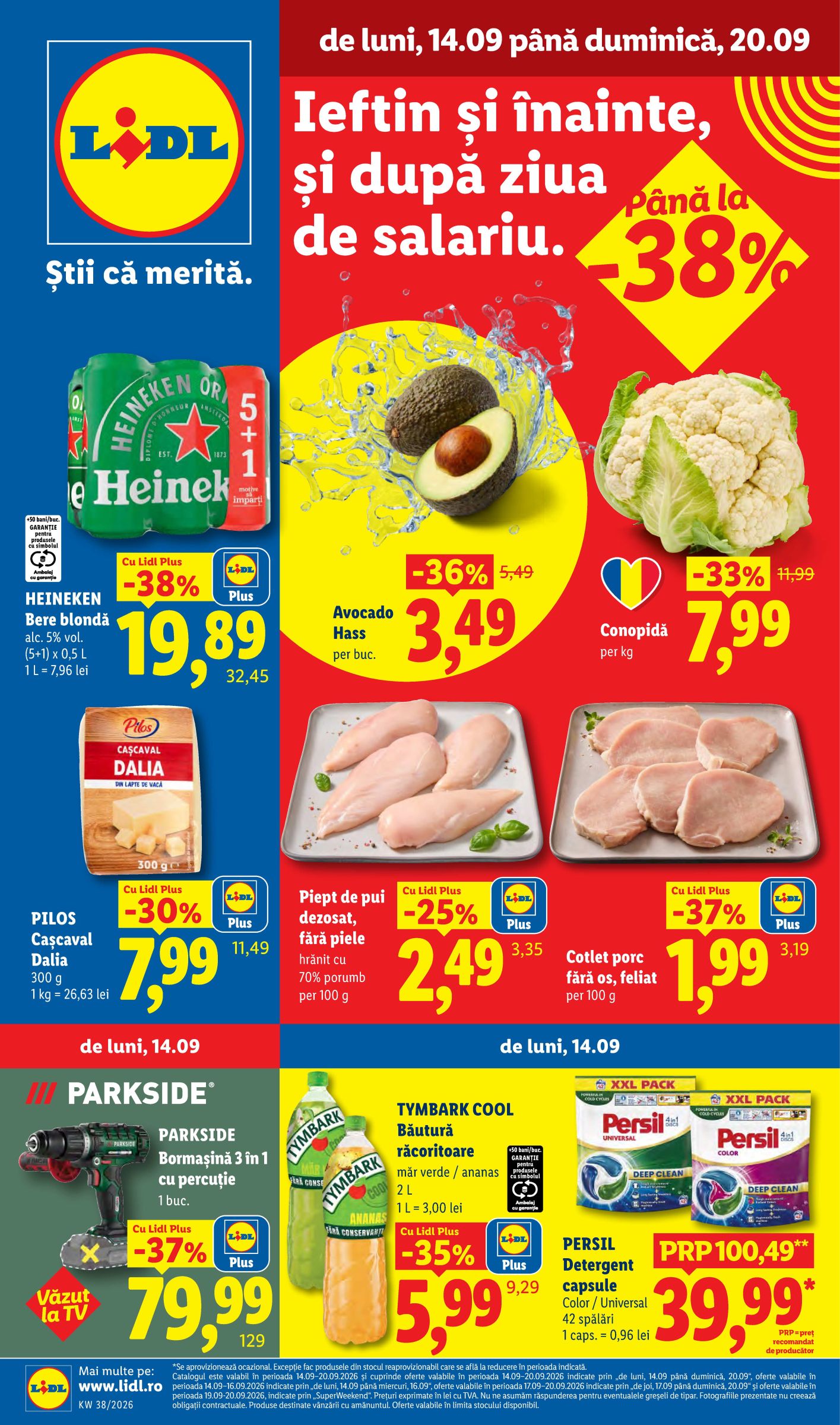 LIDL Catalog - Brosura 14-20.09 2026 → Lidl Plus | Super Weekend | Back to School LIDL Catalog - Brosura 14-20.09 2026 → Lidl Plus | Super Weekend | Back to School