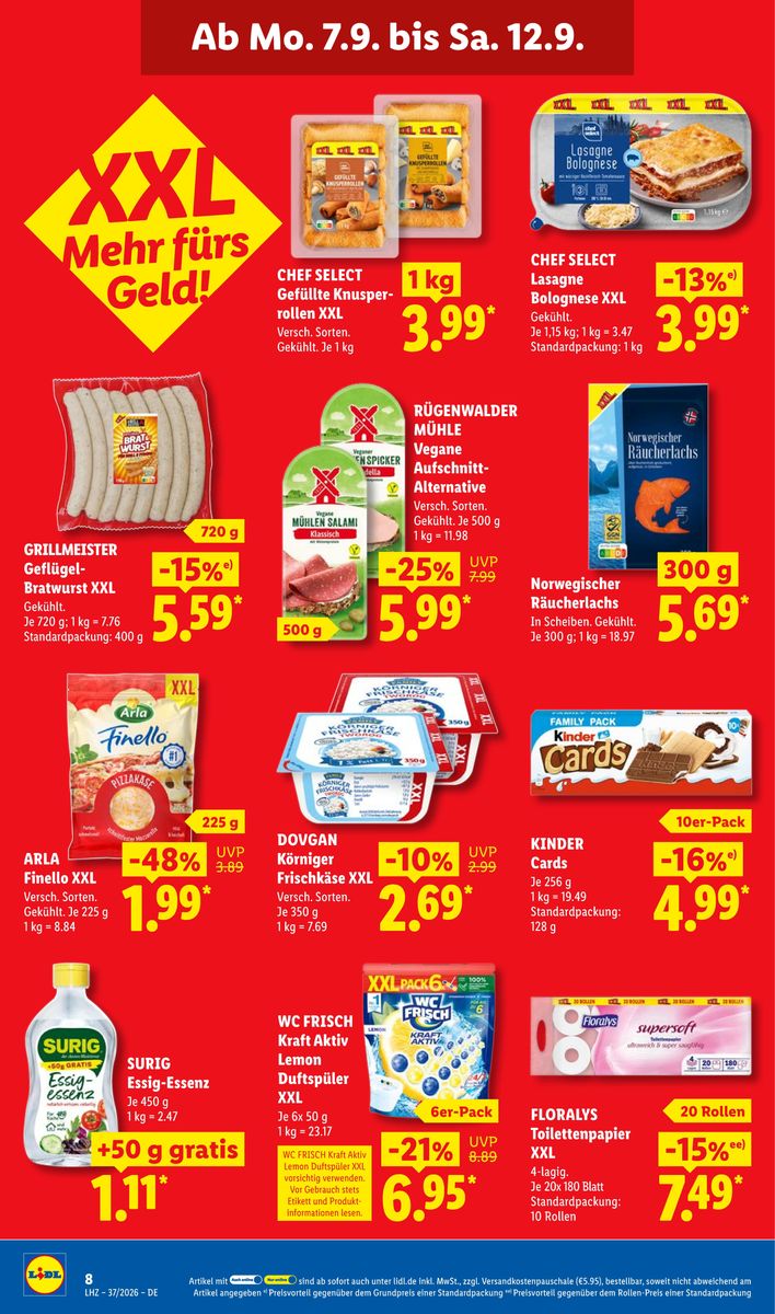 Lidl – Aktionsprospekt · 07.09.2026 – 12.09.2026, Seite 18