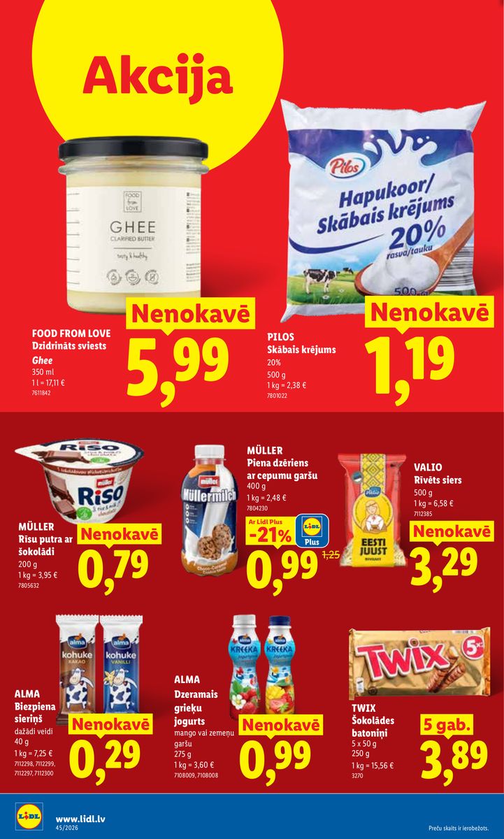 Aktuālais akciju buklets — Piedāvājumi no 02.11. — 10. lapa